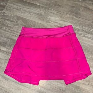 Lululemon Pace Rival Mid Rise Skirt Sonic Pink